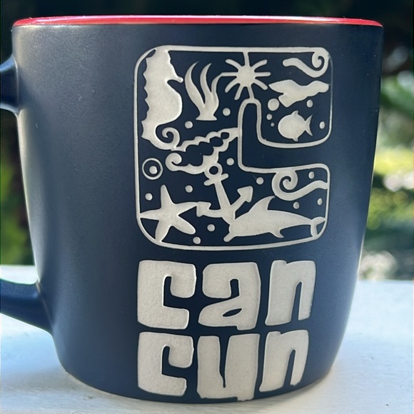 Vintage Can Cun Mug Mexico - Picture 8 of 10